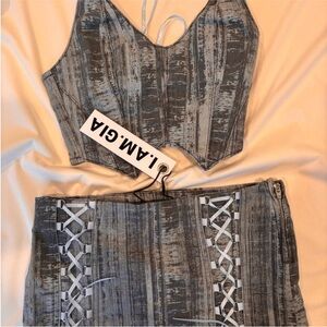 IAMGIA CORSET AND SKIRT